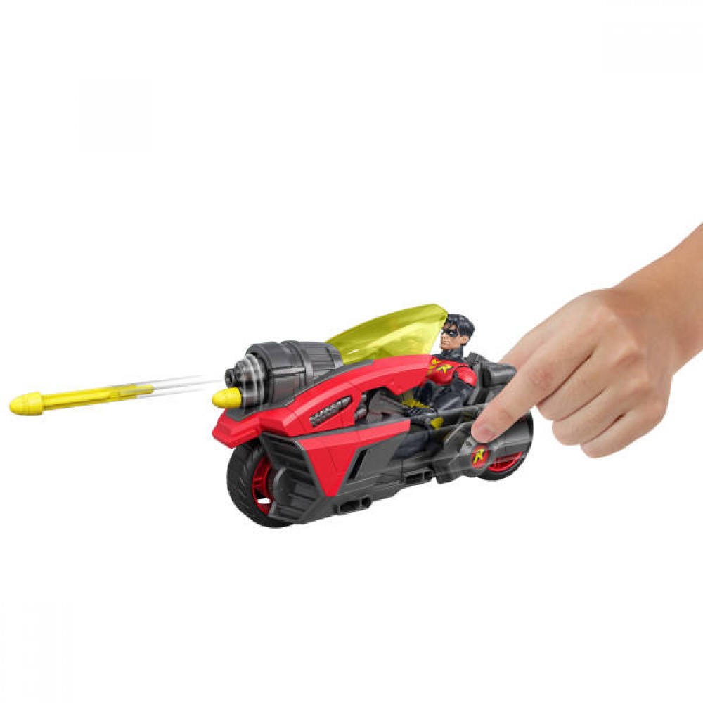 Mattel DC - Super Villains, Robin-Cycle & Robin JMD51 JMD51