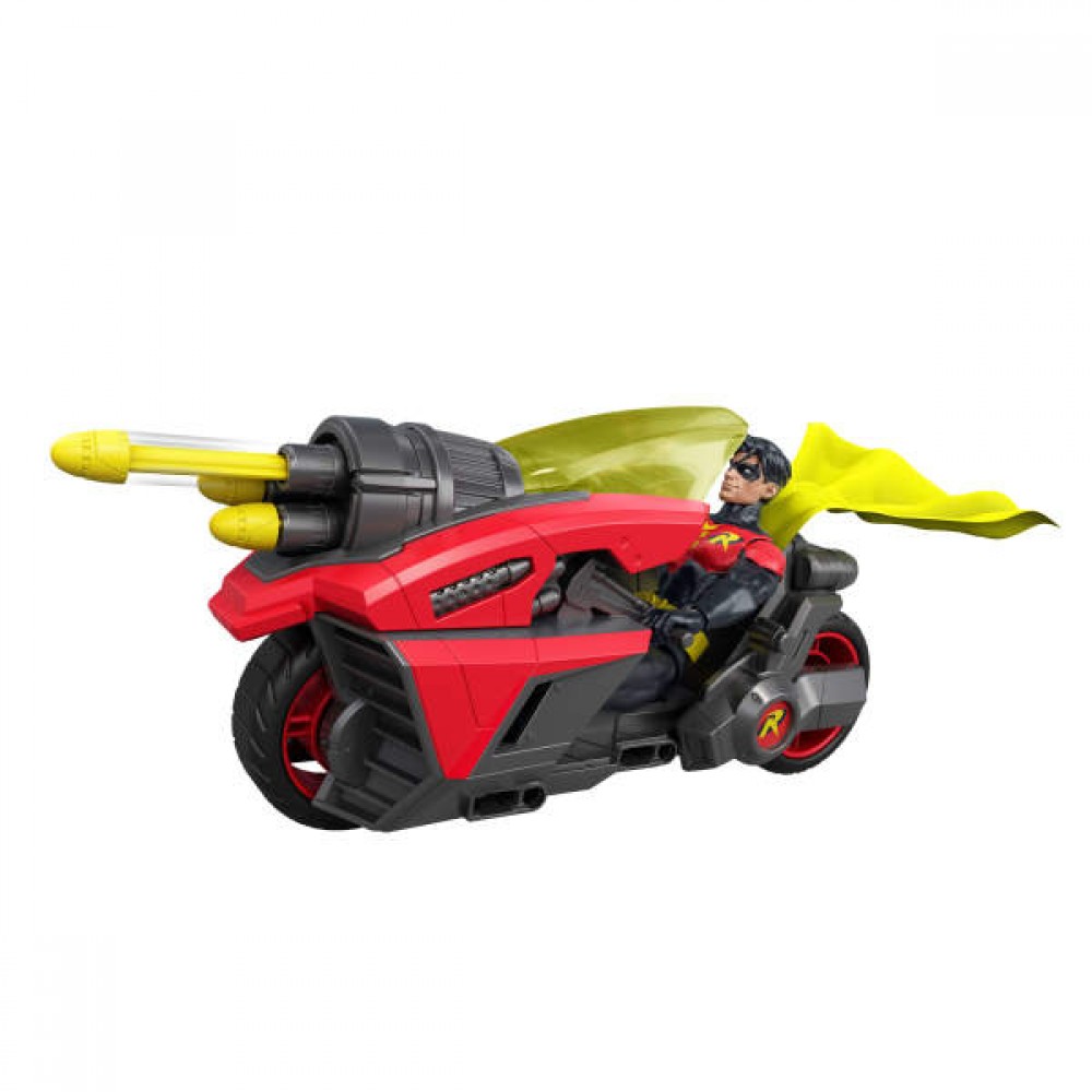 Mattel DC - Super Villains, Robin-Cycle & Robin JMD51 JMD51