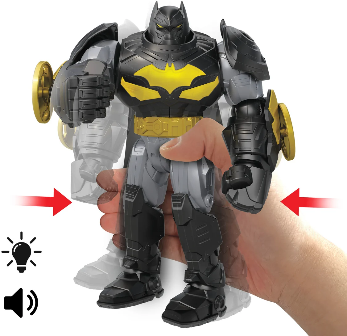 Mattel DC - Super Villains, Mech Suit Batman, Action Figure With Lights & Sound JMD86 (JMD85)