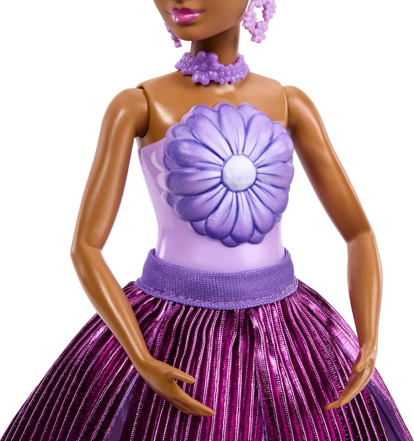 Mattel Barbie - Petal Pop, Purple Floral Dress JMF58 (JMF56)
