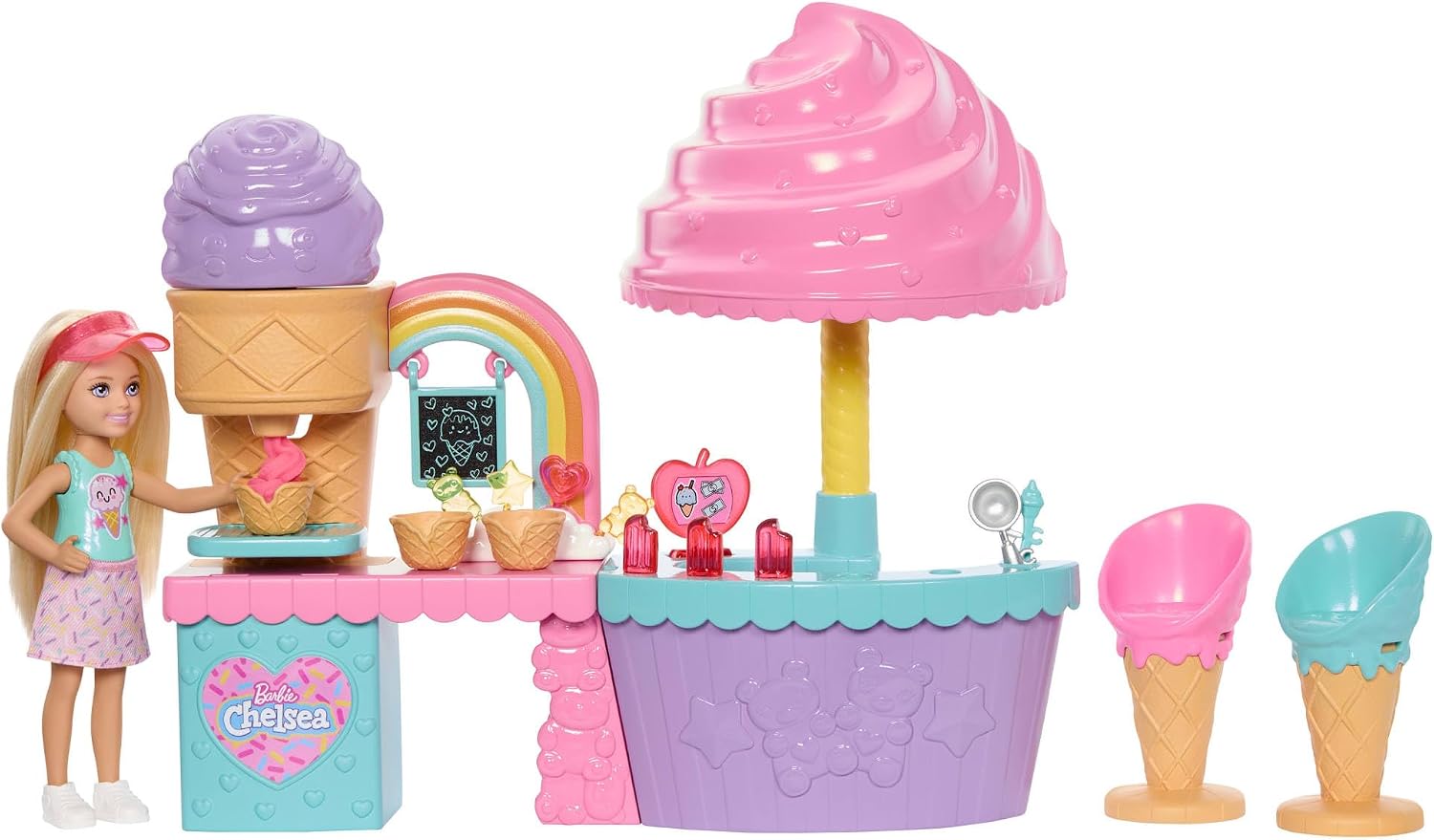 Mattel Barbie - Club Chelsea, Ice Cream Shop JMJ42