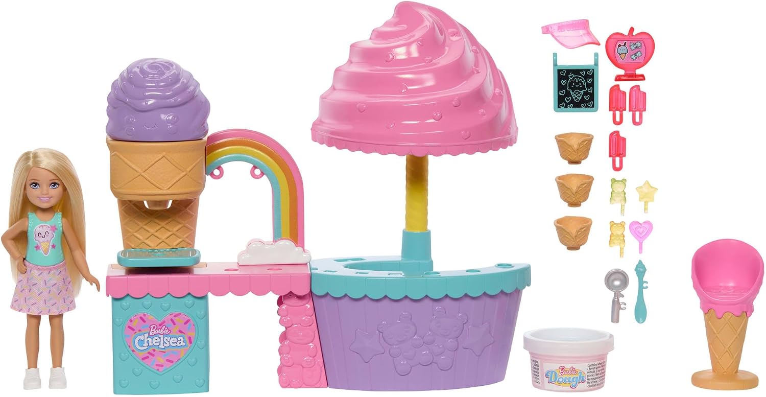 Mattel Barbie - Club Chelsea, Ice Cream Shop JMJ42