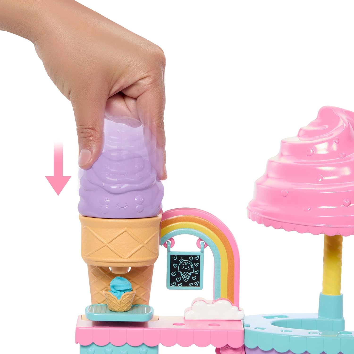 Mattel Barbie - Club Chelsea, Ice Cream Shop JMJ42