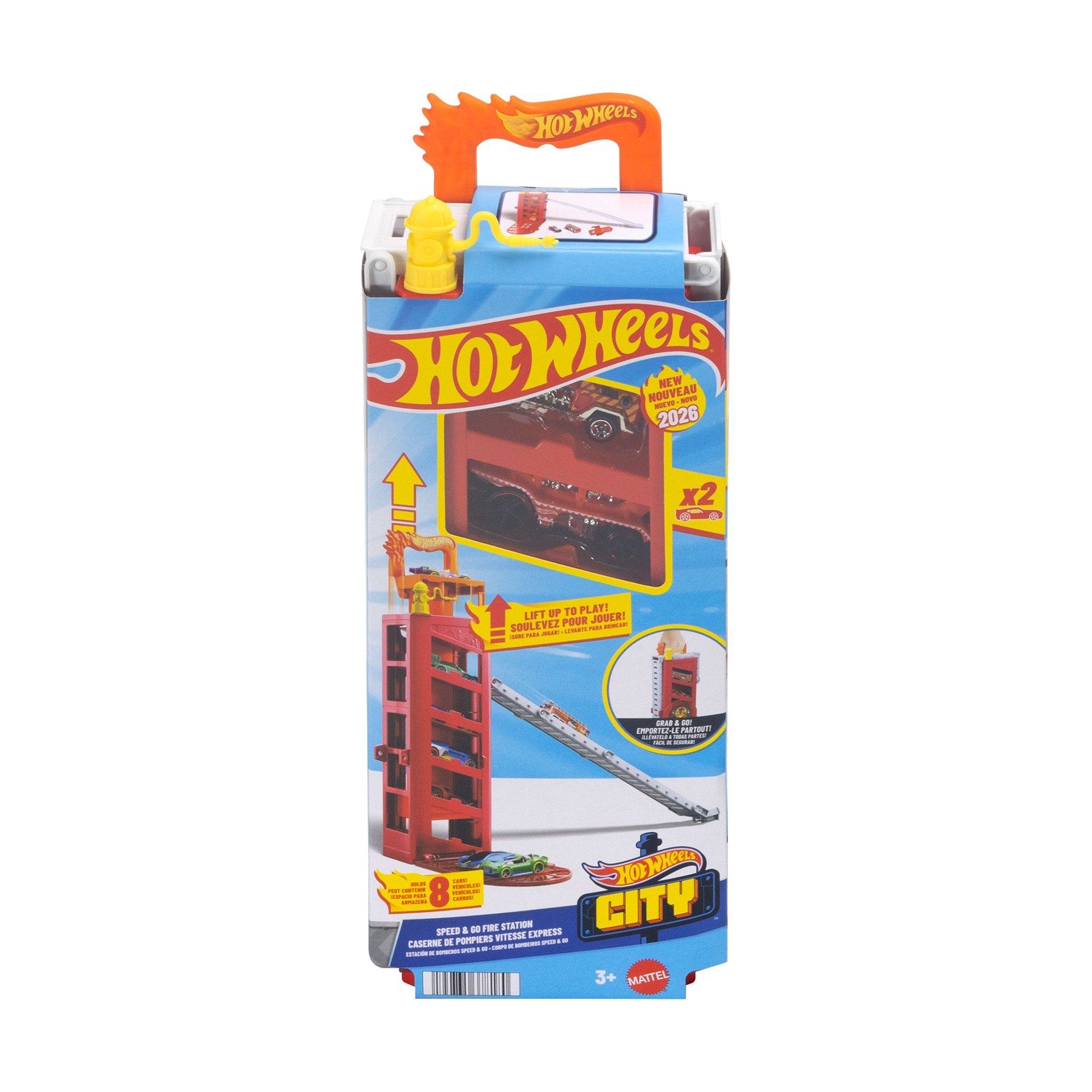 Mattel Hot Wheels - City, Speed & Go Fire Station JMJ54 (JMJ52)