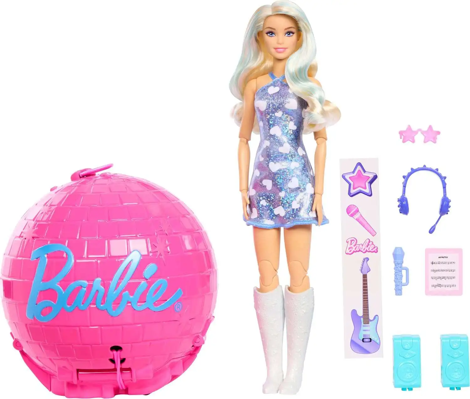 Mattel Barbie - Roll To Reveal Pop Star Surprise Doll JMK19