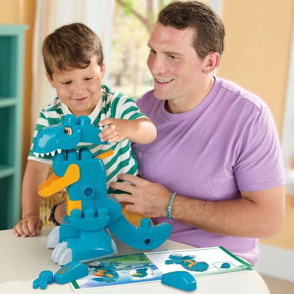 Fisher Price - Mega Bloks, Build & Chomp Dinosaur JMK85