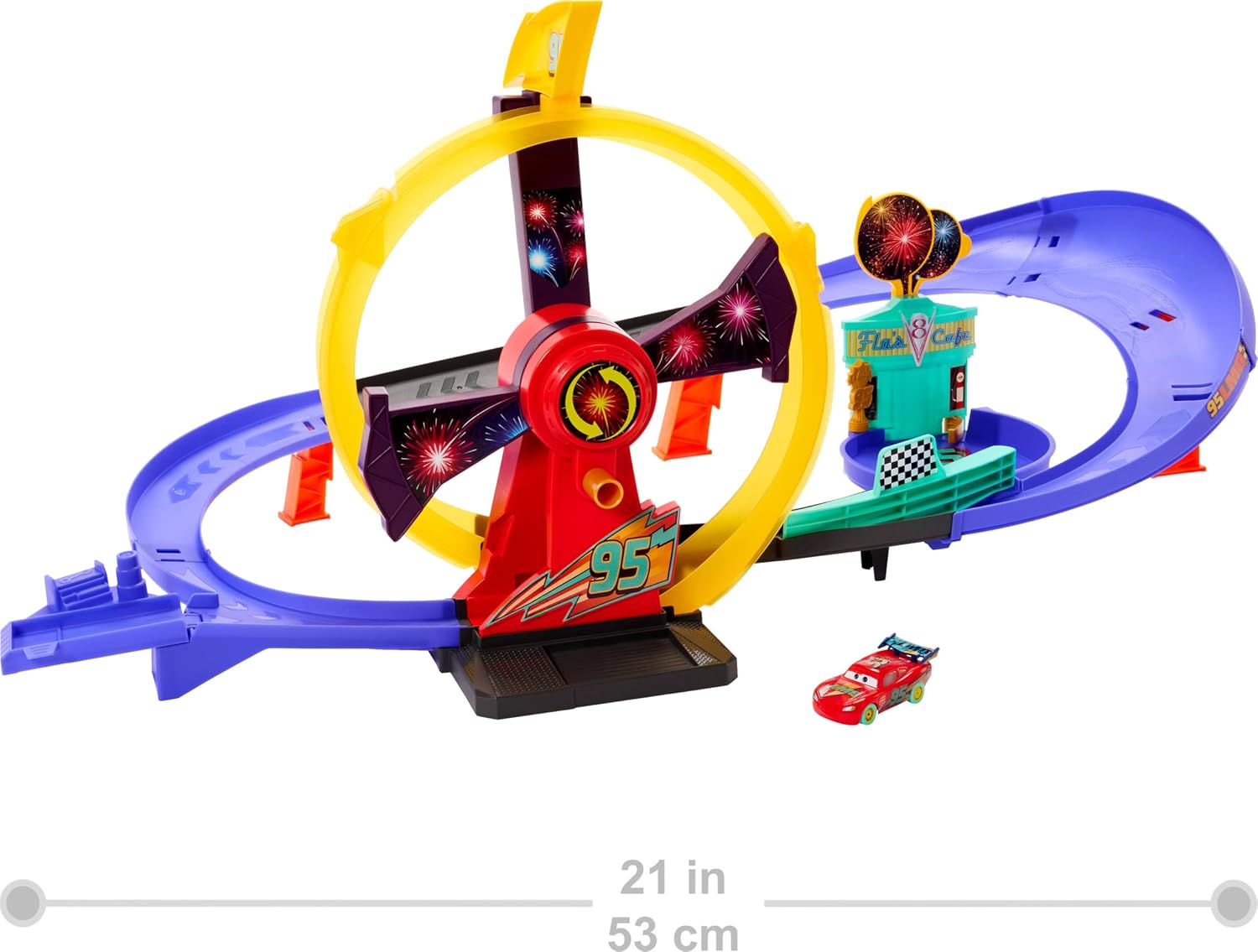 Mattel Cars - Trucks & Playsets Super Light-Up Track Set JMT57