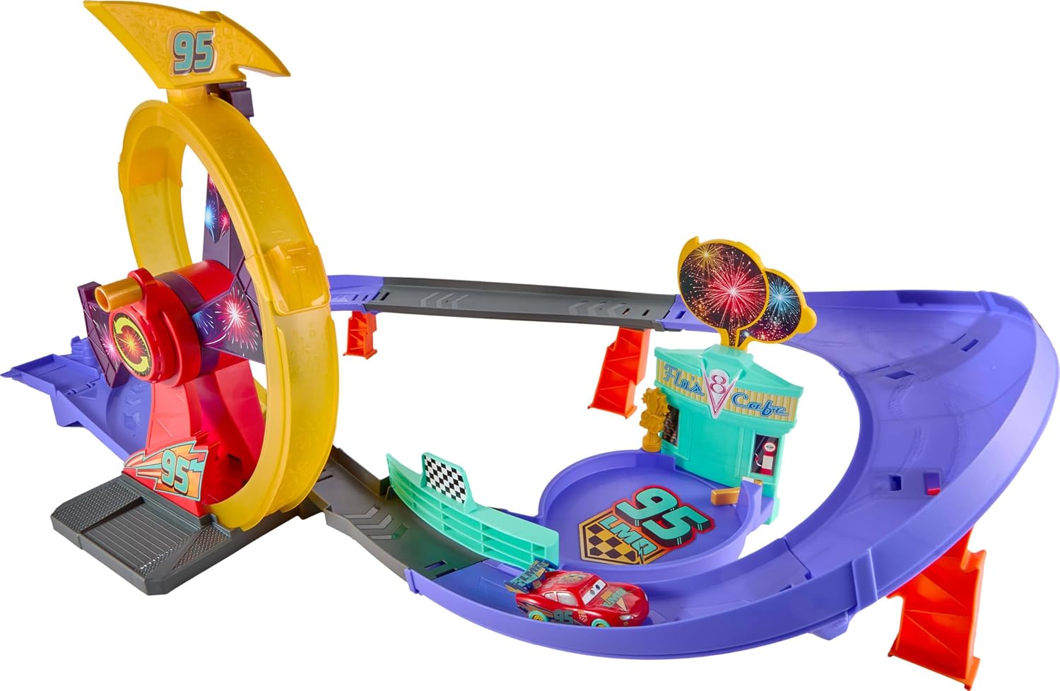 Mattel Cars - Trucks & Playsets Super Light-Up Track Set JMT57