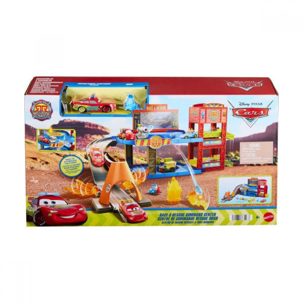 Mattel Cars - Trucks & Playsets Race & Rescue Garage Playset JMT59