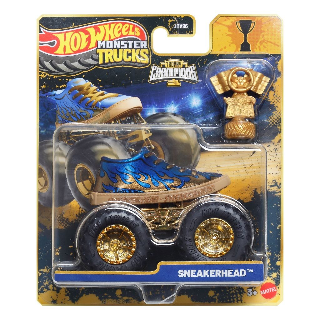 Mattel Hot Wheels - Monster Trucks, Trophy Champions, Sneakerhead JMV66 (JDV96)