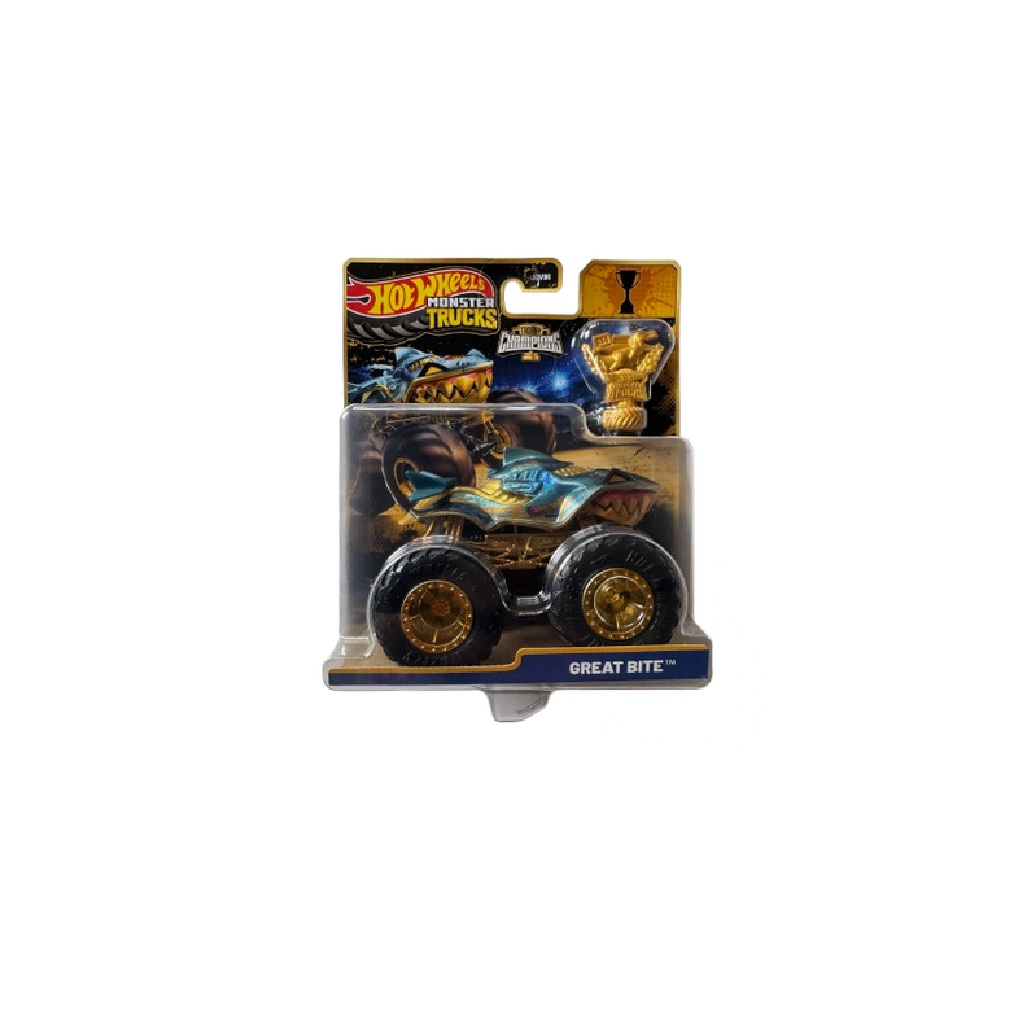 Mattel Hot Wheels - Monster Trucks, Trophy Champions, Great Bite JMV68 (JDV96)