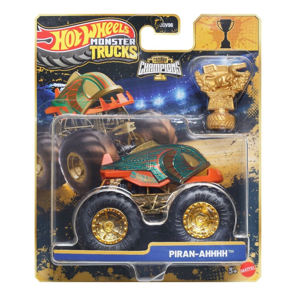 Mattel Hot Wheels - Monster Trucks, Trophy Champions, Piran-Ahhhh JMV70 (JDV96)