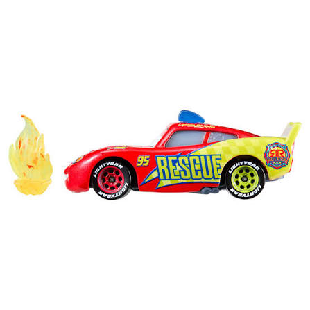 Mattel Cars - Radiator Springs Race & Rescue , Lightning McQueen Flash Mcqueen JMX73 (JMX72)