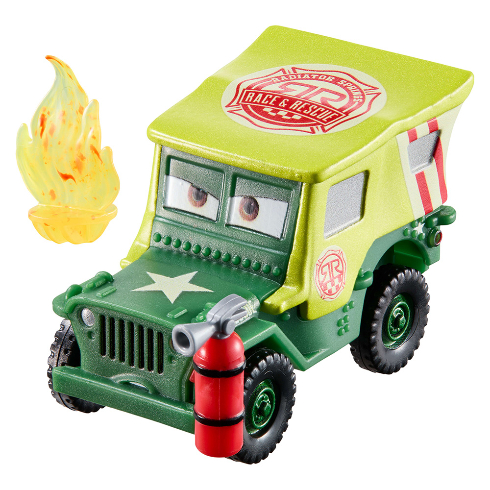 Mattel Cars - Radiator Springs Race & Rescue , Sarge JMX77 (JMX72)