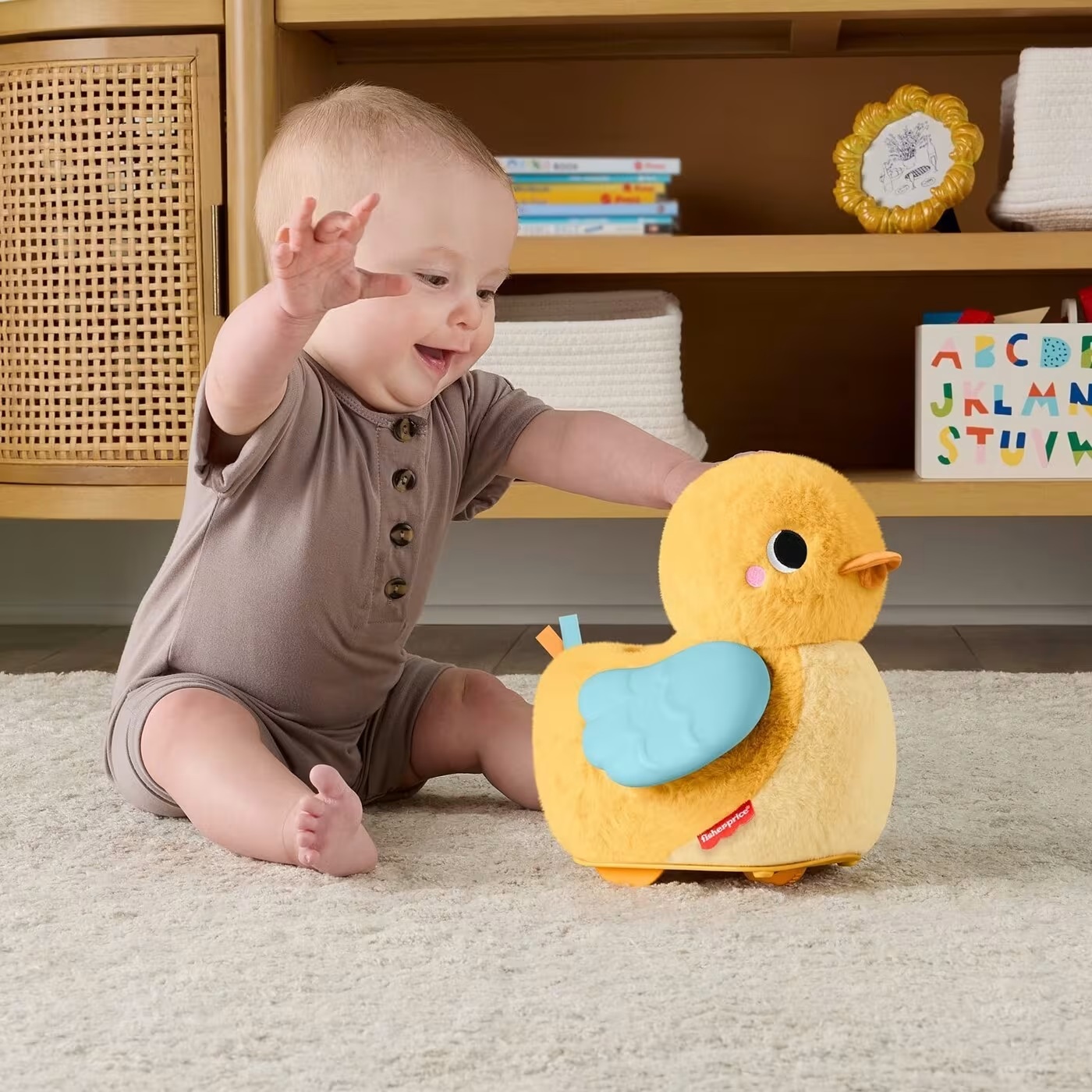 Fisher Price - Μαλακό Παπάκι Με Κίνηση Και Ήχους JMX99
