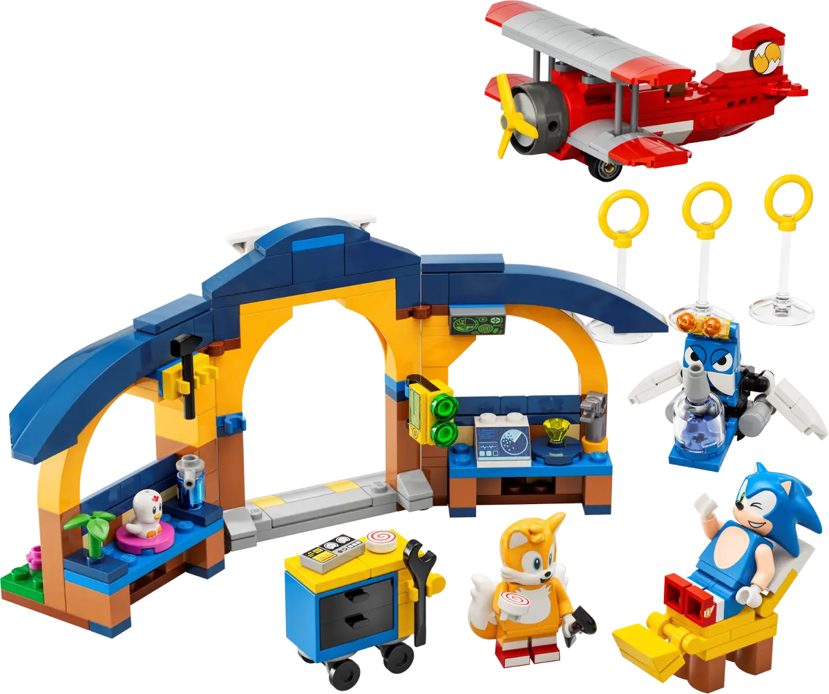 Lego Sonic The Hedgehog - The Hedgehog Tails' Workshop & Tornado Plane 76991