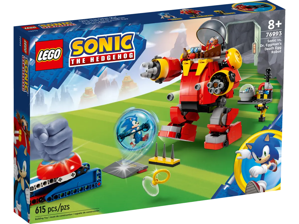 Lego Sonic The Hedgehog - Sonic vs. Dr. Eggman's Death Egg Robot 76993