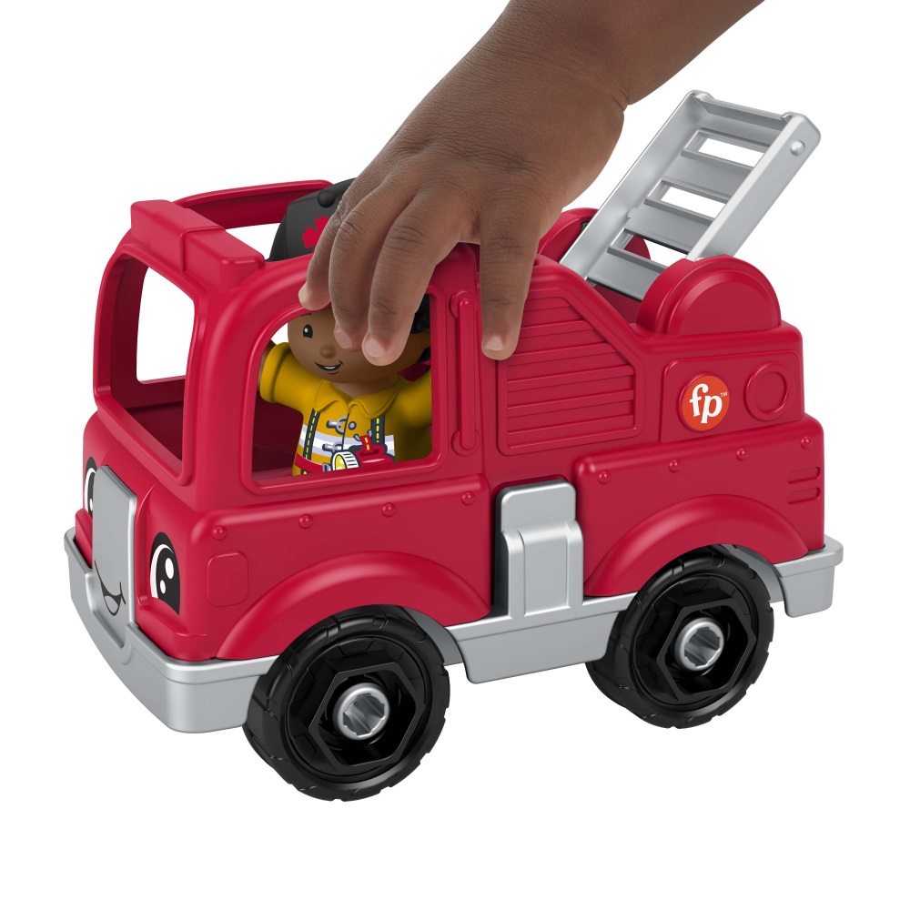 Fisher Price - Little People, Όχημα Με Φιγούρα, Firetruck HPX85 (HPX84)