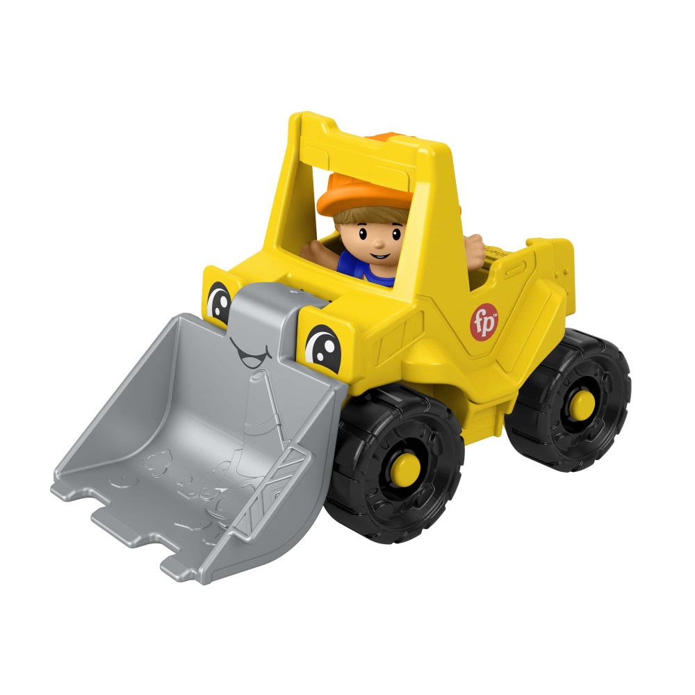 Fisher Price - Little People, Όχημα Με Φιγούρα, Yellow Bulldozer HPX89 (HPX84)