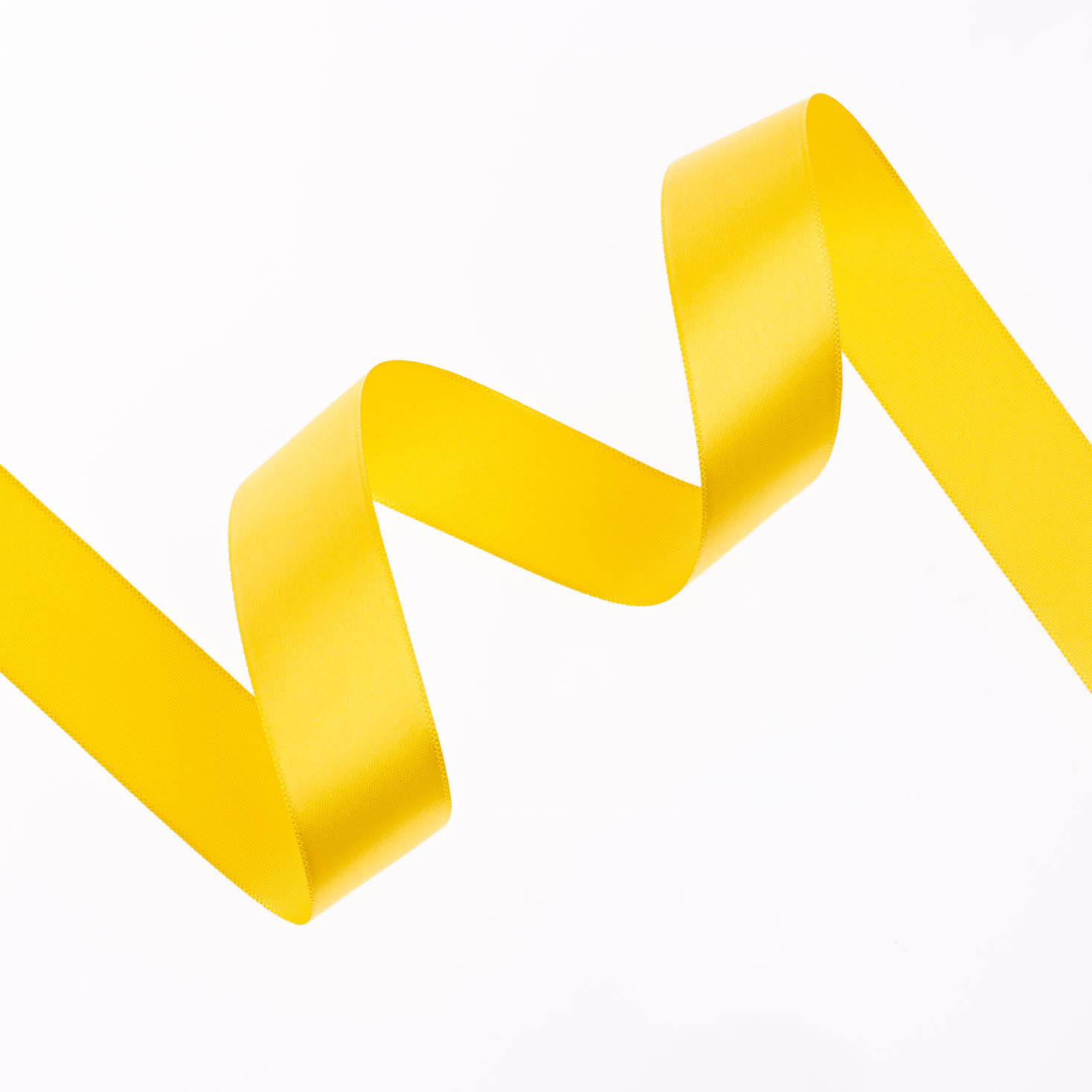 Kyriacou - Κορδέλα Σατέν Μονής Όψης Με Ουγιά 25mmX100M Yellow PSAXXXXX-XXXX25-75XXXX
