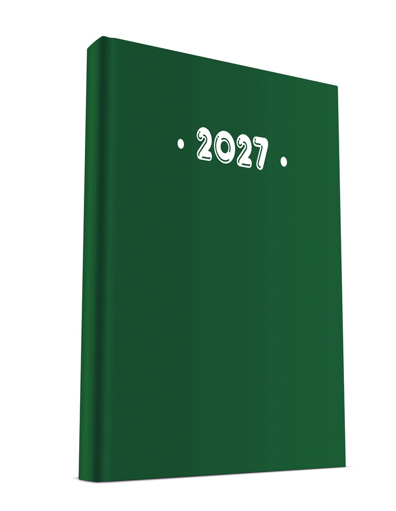 Υδρόγειος - Ημερήσιο Ημερολόγιο PVC 2027, Green 15x21 0312