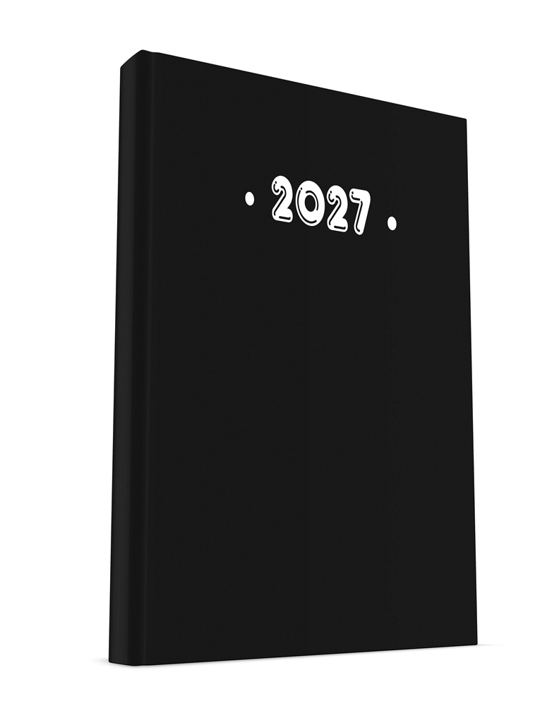 Υδρόγειος - Ημερήσιο Ημερολόγιο PVC 2027, Black 10x14 0336