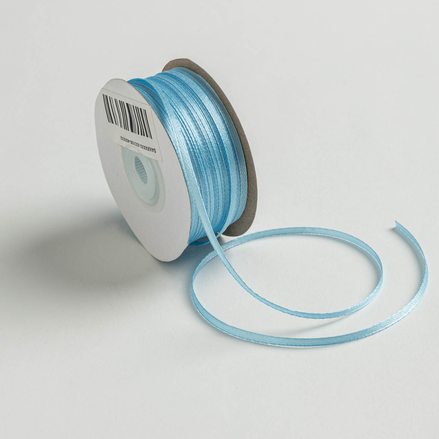 Kyriacou - Κορδέλα Σατέν Διπλής Όψης 3mmX100M Blue Light SANXXXXX-XX3100-40XXXX