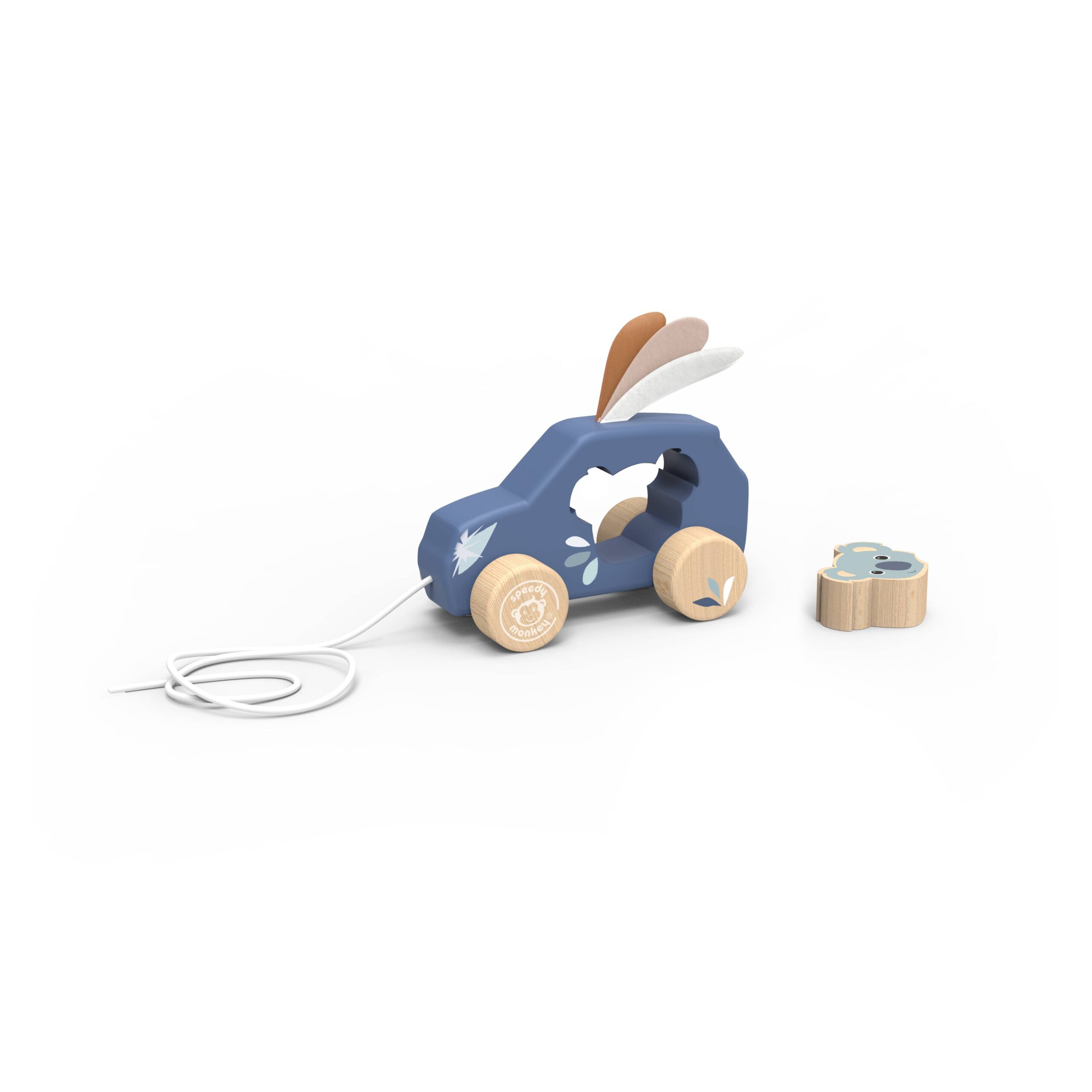 Speedy Monkey - Συρόμενο Αυτοκίνητο Τακτοποίησης 15x14x6 cm SP1038