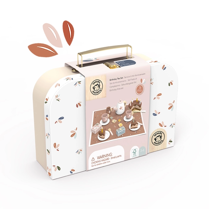 Speedy Monkey - Βαλιτσάκι “Το Τσάι Των Γενεθλίων” 30x20x10,5 cm SP4009 Speedy Monkey - Βαλιτσάκι “Το Τσάι Των Γενεθλίων” 30x20x10,5 cm SP4009