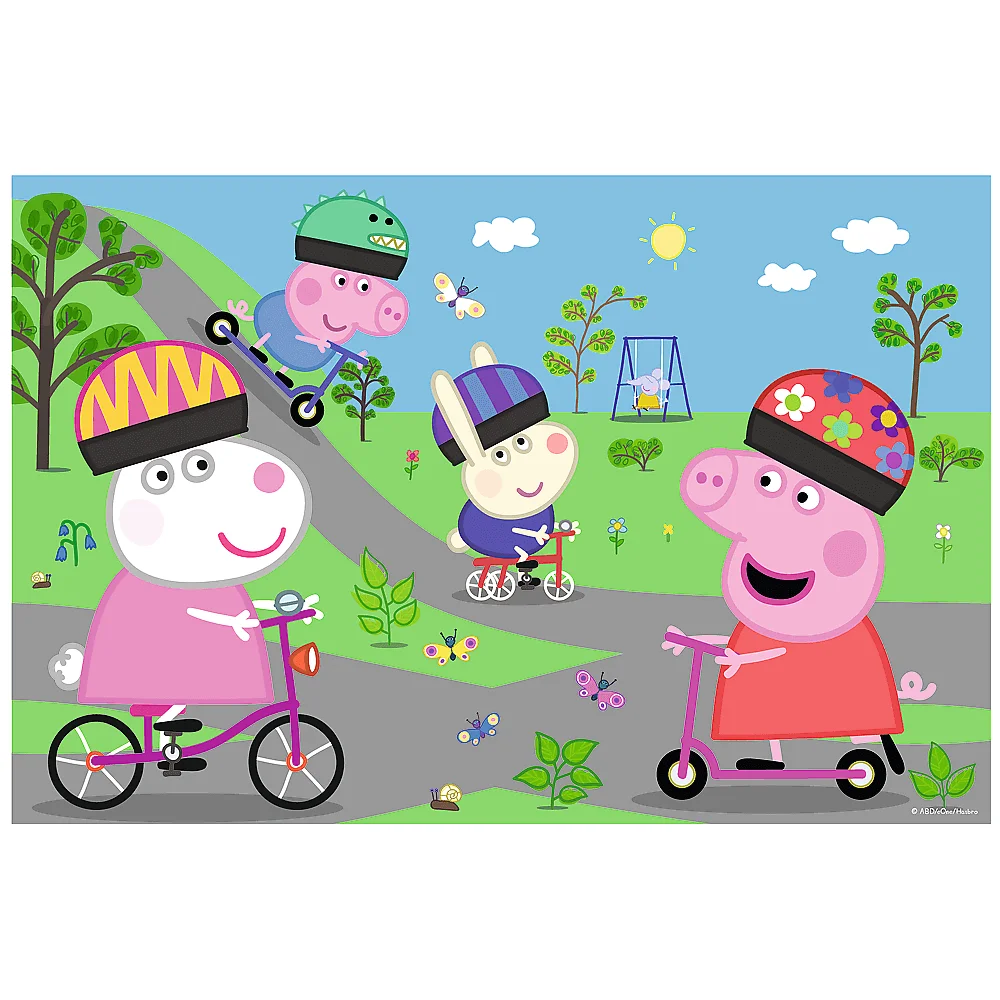 Trefl - Puzzle Maxi, Peppa Pig's Active Day 24 Pcs 14330