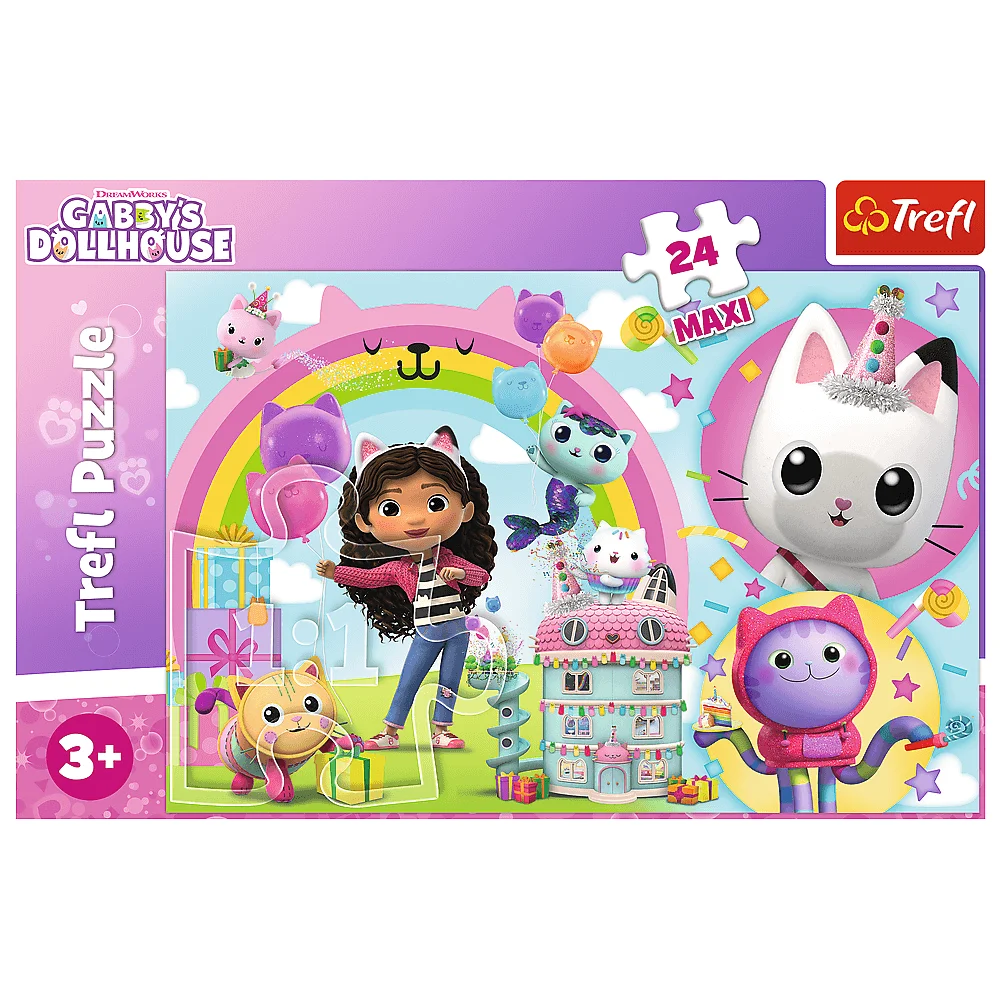 Trefl - Puzzle Maxi, Happy Gabby 24 Pcs 14353