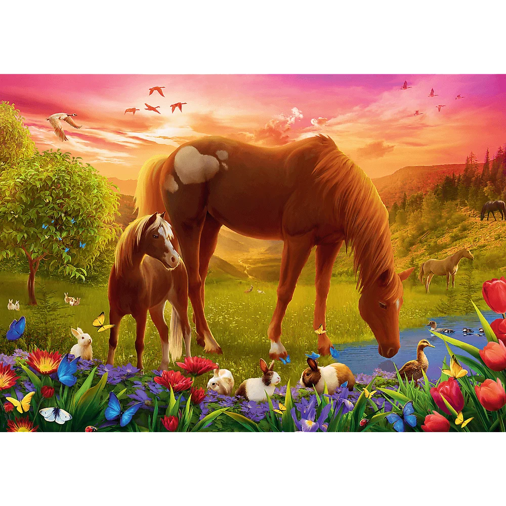 Trefl - Puzzle Horses In The Meadow 500 Pcs 37451