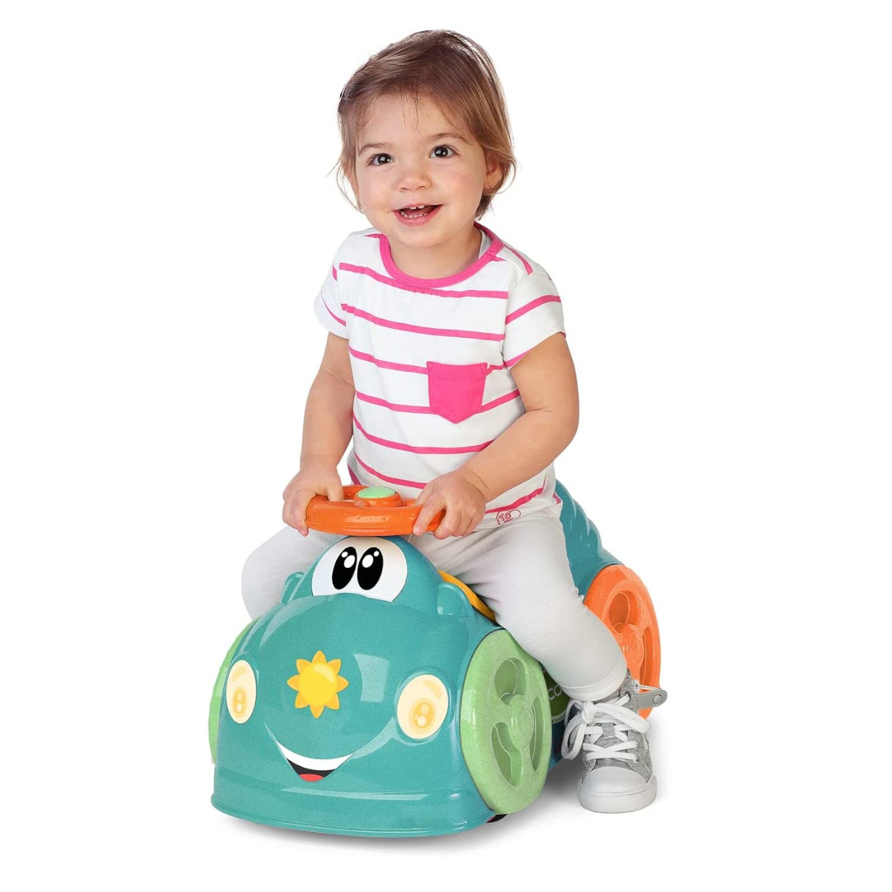 Chicco - Βρεφικό Παιχνίδι Αυτοκινητάκι Γύρω Γύρω Όλοι Τιρκουάζ Z01-11113-20