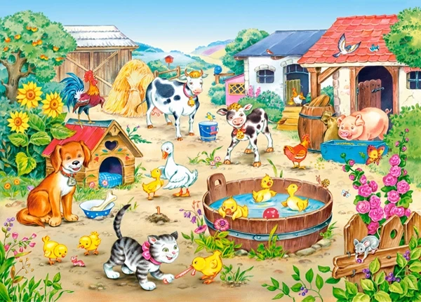 Castorland - Puzzle Farm 60 Pcs 06663 Castorland - Puzzle Farm 60 Pcs 06663