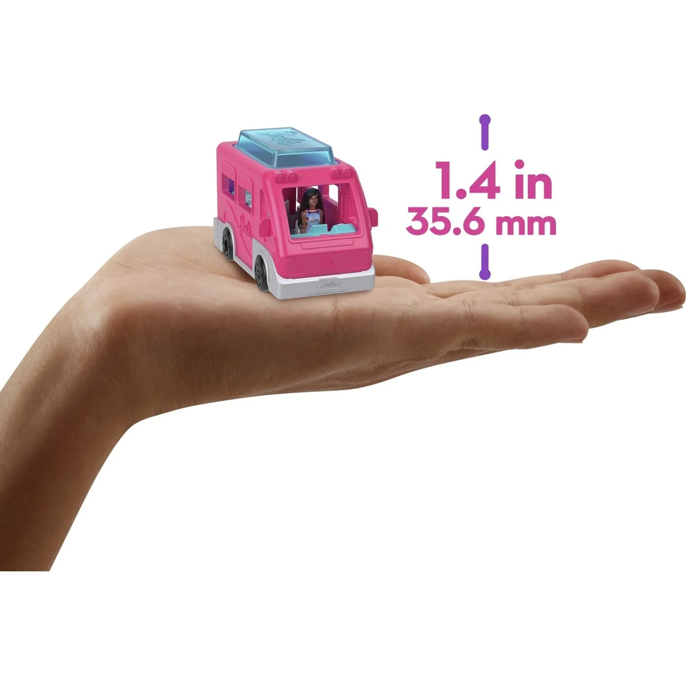 Mattel Barbie - Mini BarbieLand - Κούκλα Και Όχημα - Dreamcamper HYF39 (HYF38)