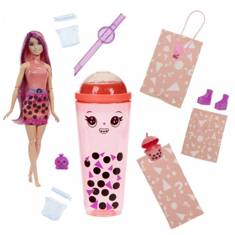 Mattel Barbie - Pop Reveal, Bubble Tea Series Κούκλα Ρόφημα Μάνγκο με 8 Εκπλήξεις HTJ22 (HTJ18)