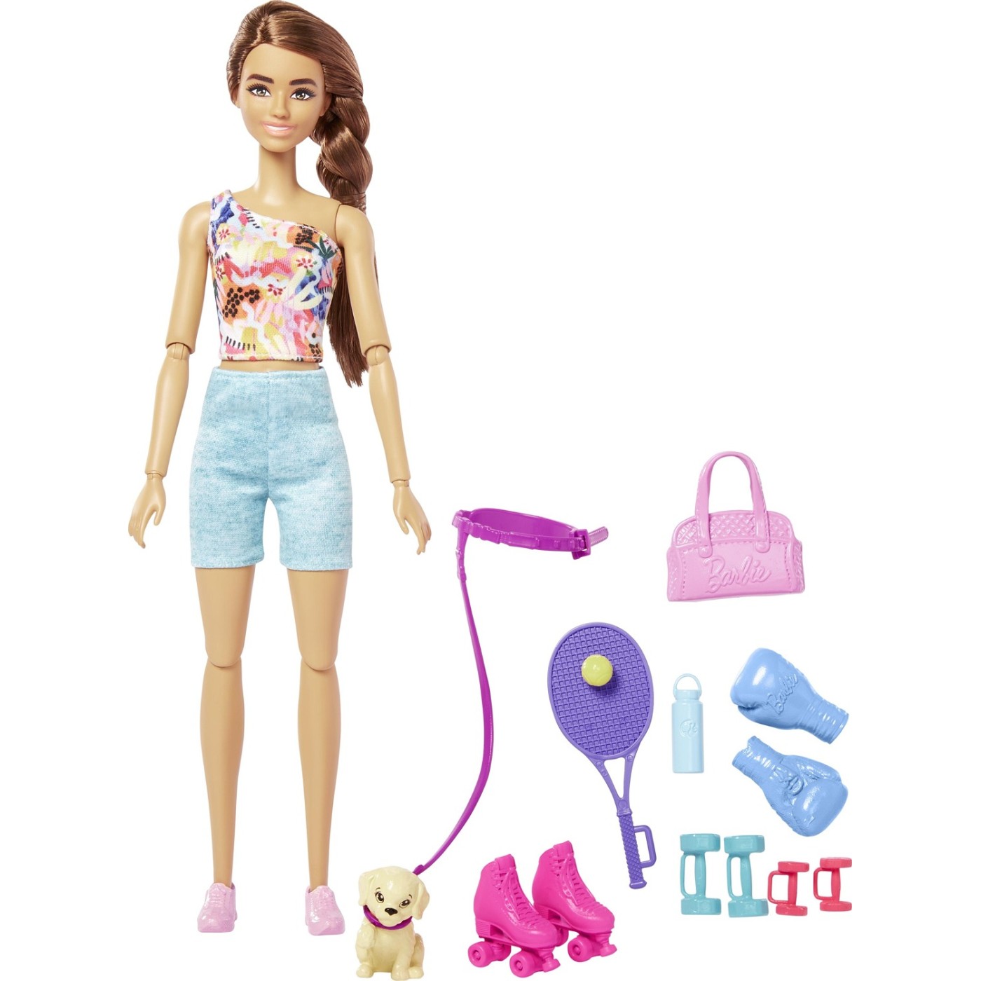 Mattel Barbie - Ημέρα Ομορφιάς Doll - Workout HKT91 (GKH73)