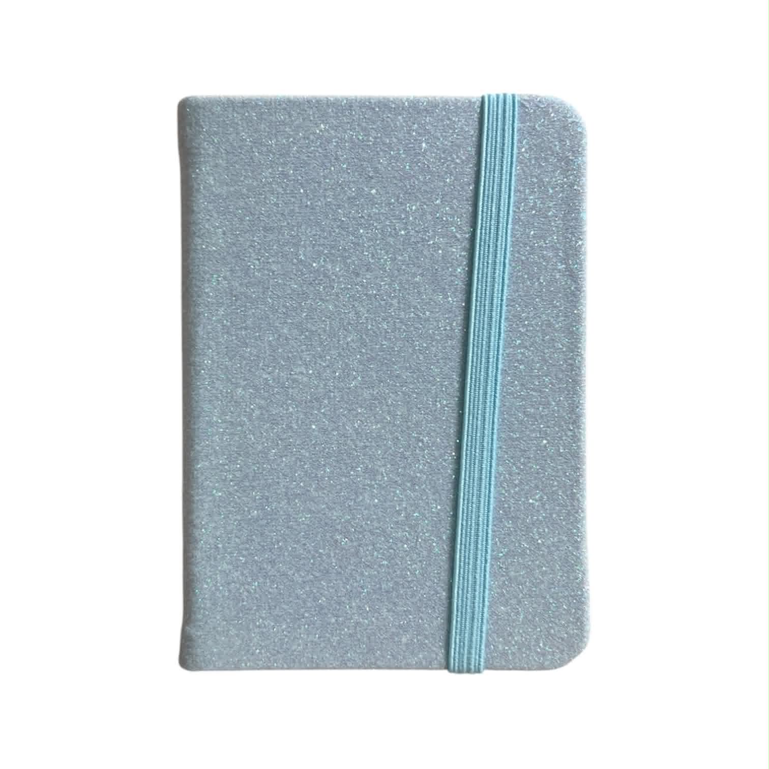 Maxleaf - Σημειωματάριο Α6 Ριγέ 80 Φύλλα 75gsm, Glitter, Πάγου 5802-8