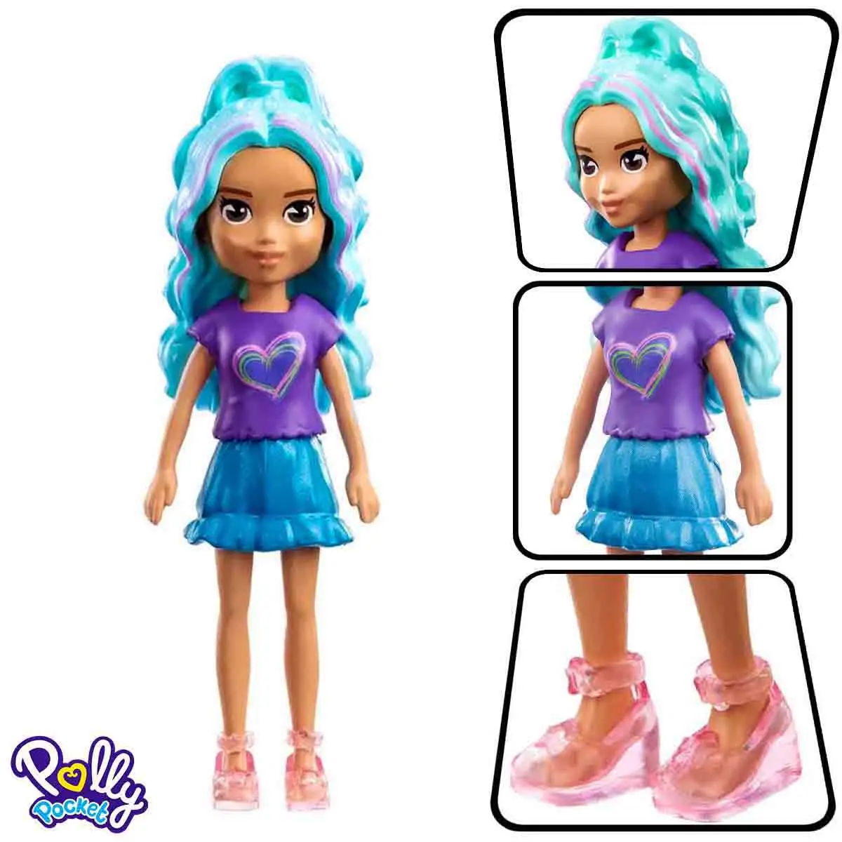 Mattel Polly Pocket Κούκλα Με Αξεσουάρ HKV81 (FWY19)