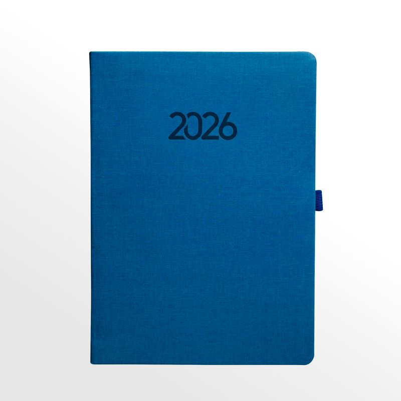 Υδρόγειος - Ημερήσιο Ημερολόγιο Canvas 2026, Royal Blue 15x21 0473 Υδρόγειος - Ημερήσιο Ημερολόγιο Canvas 2026, Royal Blue 15x21 0473