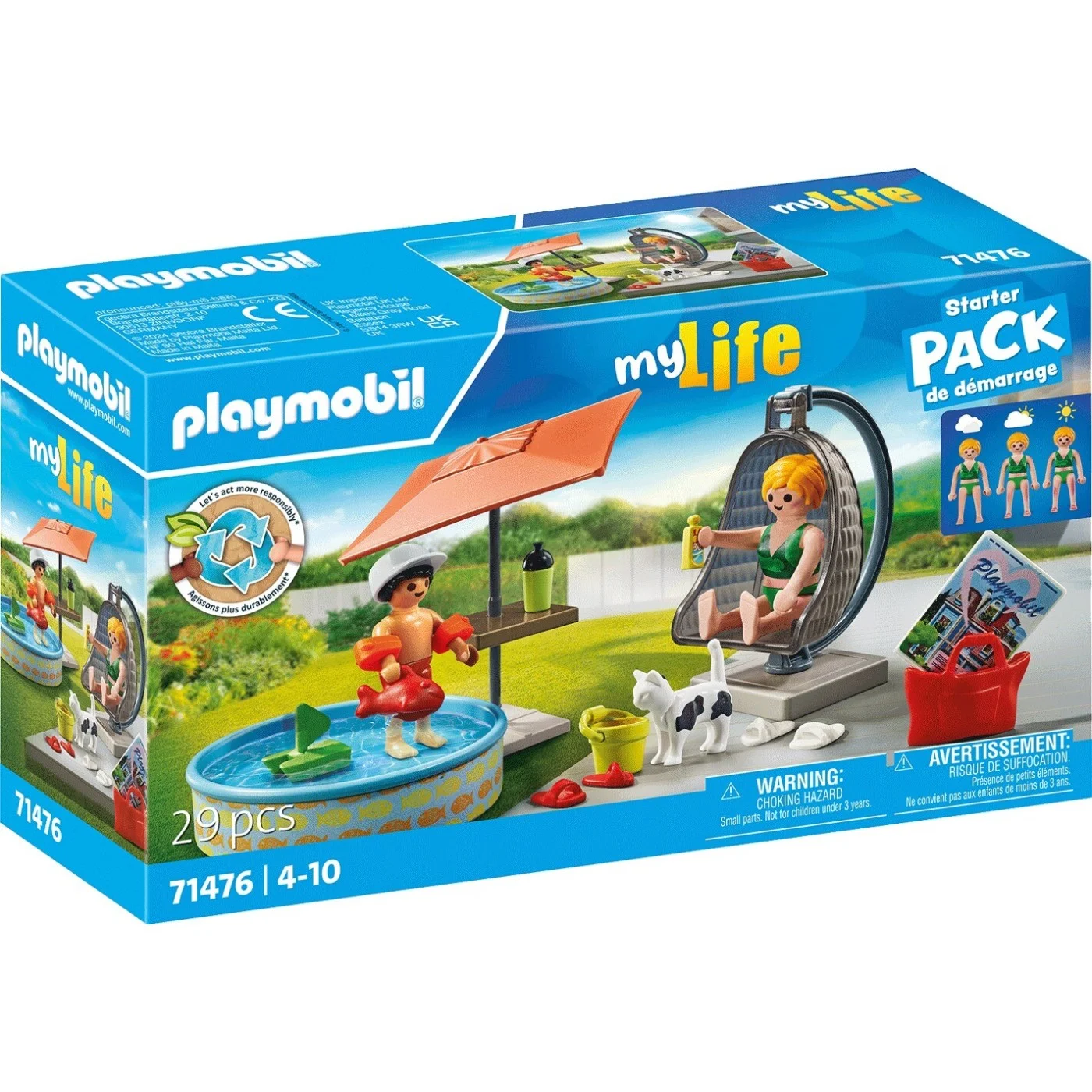 Playmobil City Life - My Life - Starter Pack Διασκέδαση Στον Κήπο 71476
