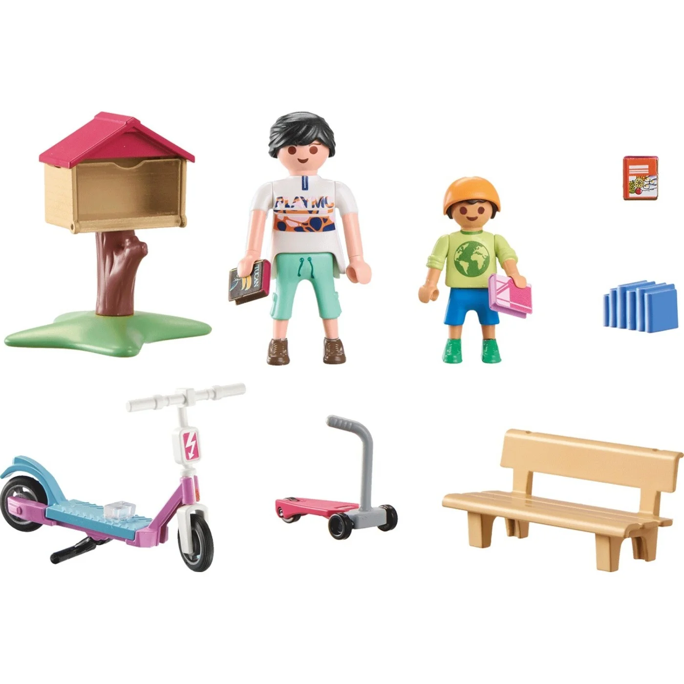 Playmobil My Life - Υπαίθρια Aνταλλακτική Bιβλιοθήκη 71511