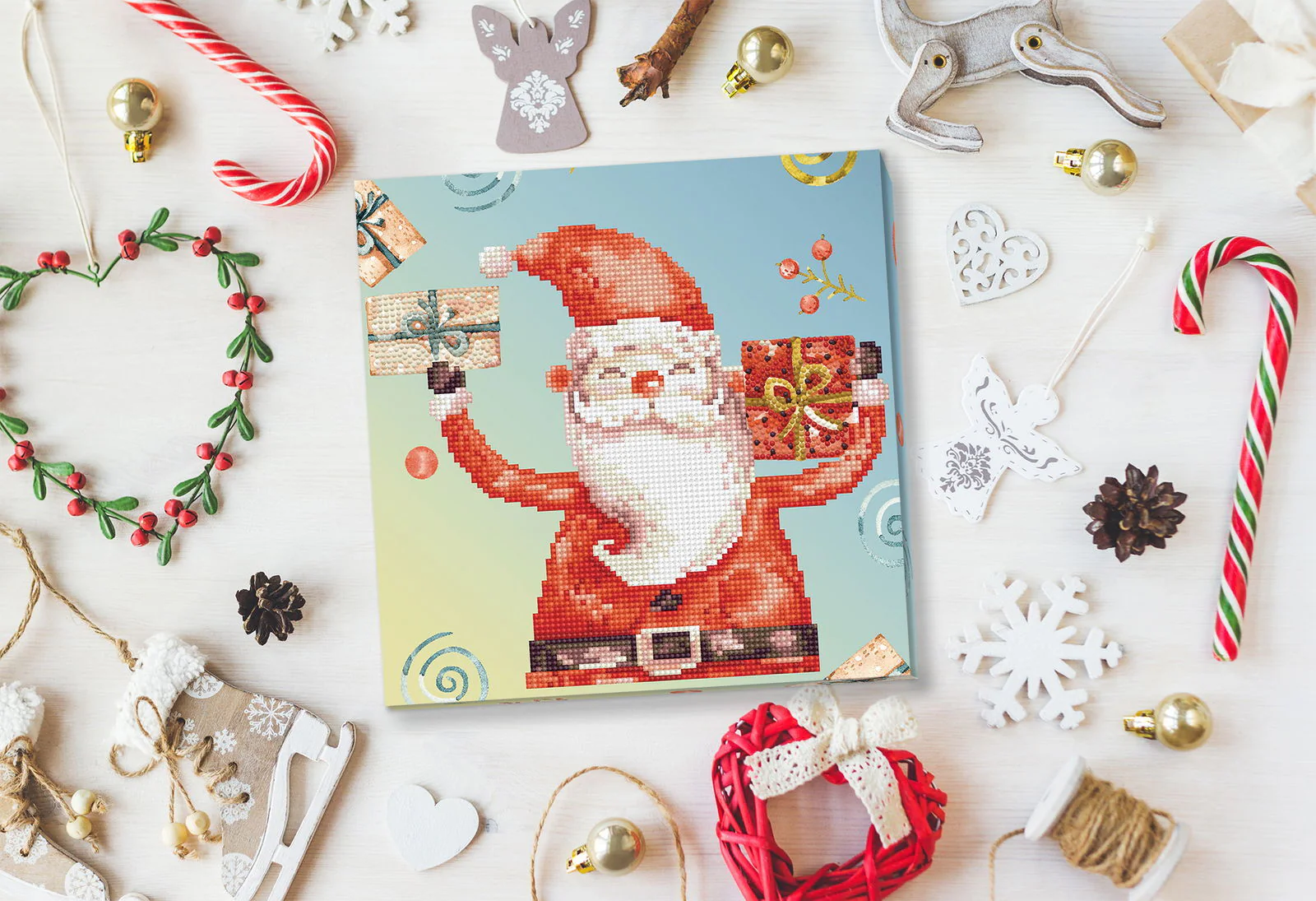 Diamond Dotz - Ψηφιδωτό, Santa Cheer DBX.048