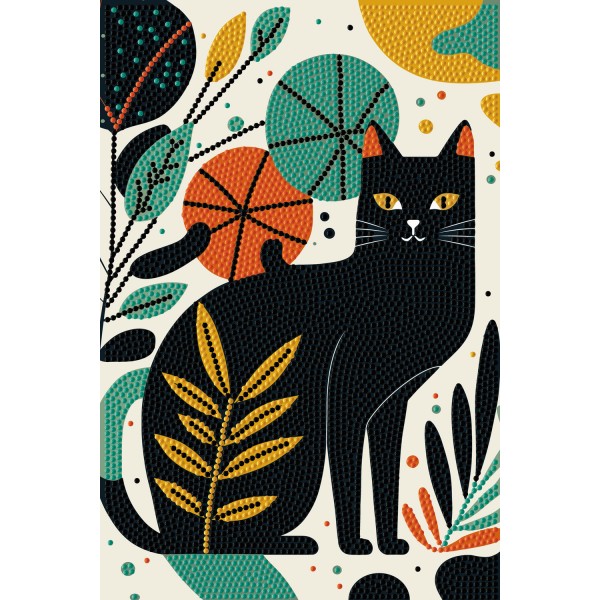 Diamond Dotz - Ψηφιδωτό, Boho Cat DBX3.004