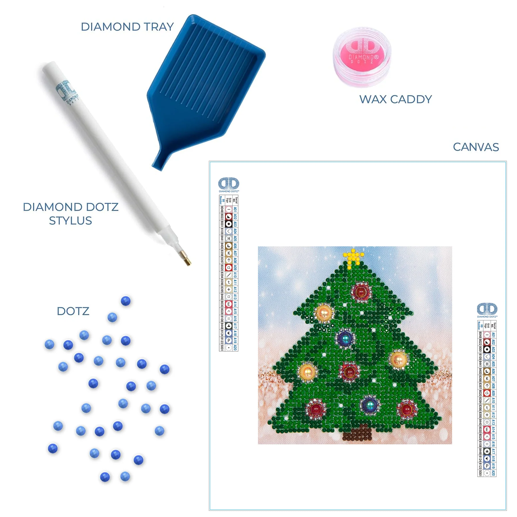 Diamond Dotz - Ψηφιδωτό, Christmas Tree Picture DD2.036