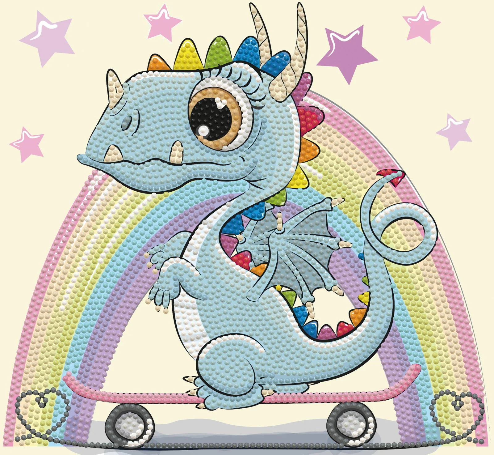 Diamond Dotz - Ψηφιδωτό, Dragon Skate DD3.036