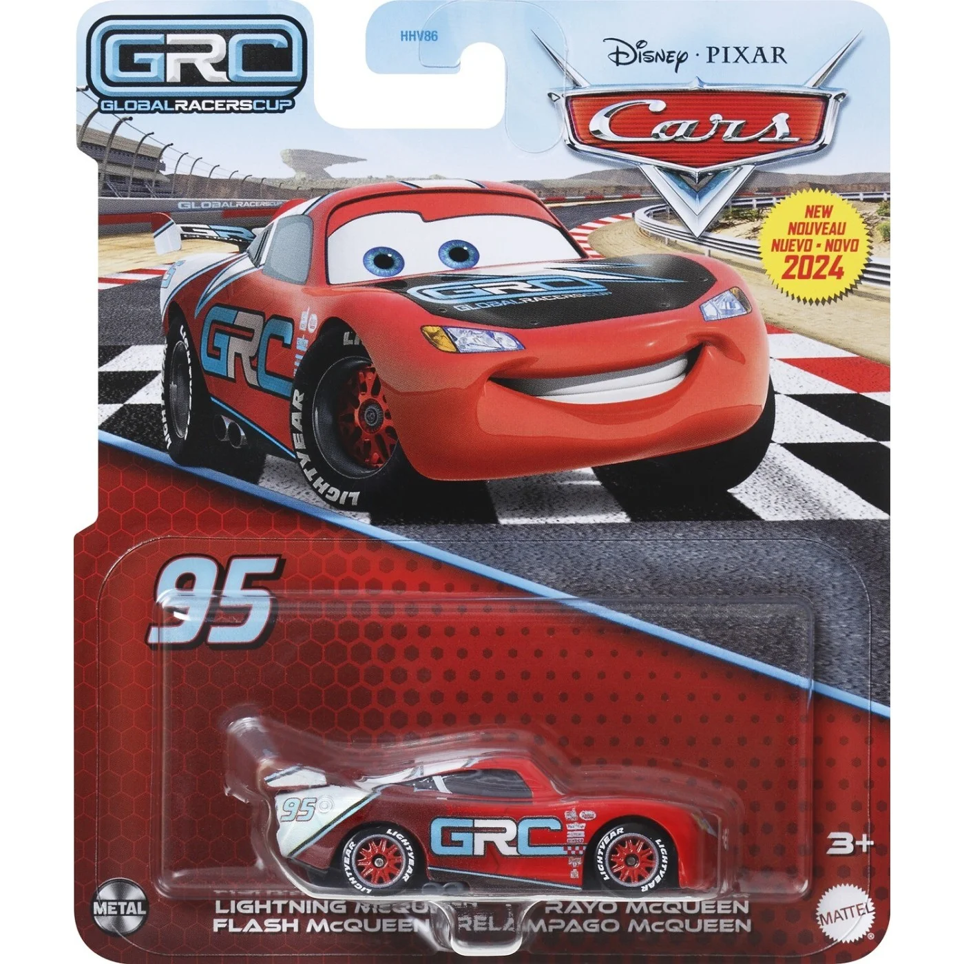 Mattel Cars - Αυτοκινητάκι, Lightning McQueen HTY00 (DXV29)