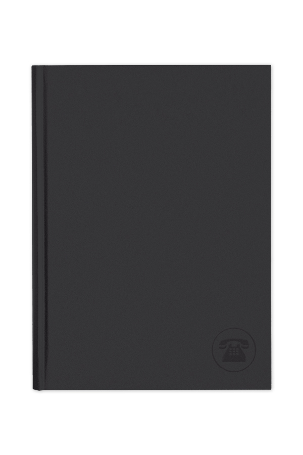 Adbook - Τηλεφωνικό Ευρετήριο Simple, 12x22 cm 100 Σελίδες, Black E-1004 Adbook - Τηλεφωνικό Ευρετήριο Simple, 12x22 cm 100 Σελίδες, Black E-1004