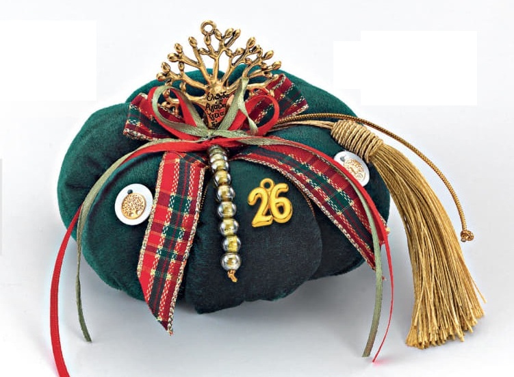 Adorex - Γούρι Υφασμάτινη Κολοκύθα Με Δέντρο Ζωής EG-20042