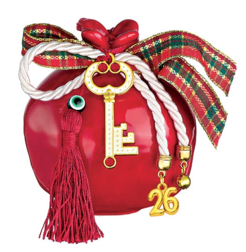 Adorex - Γούρι Κεραμικό Με Μεταλλικό Κλειδί EG-24390